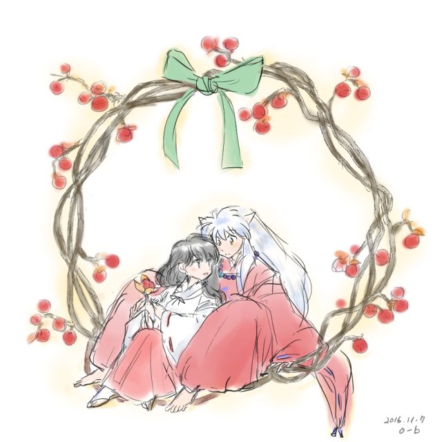 O B ツルウメモドキの花言葉が 真実 開運 や 大器晩成 だそうで 長く辛い時もあった犬夜叉も幸せにとフォロワーさんのコメントも聞いてこんなリースが脳内にできました T Co Iurgiqgm7l Twitter