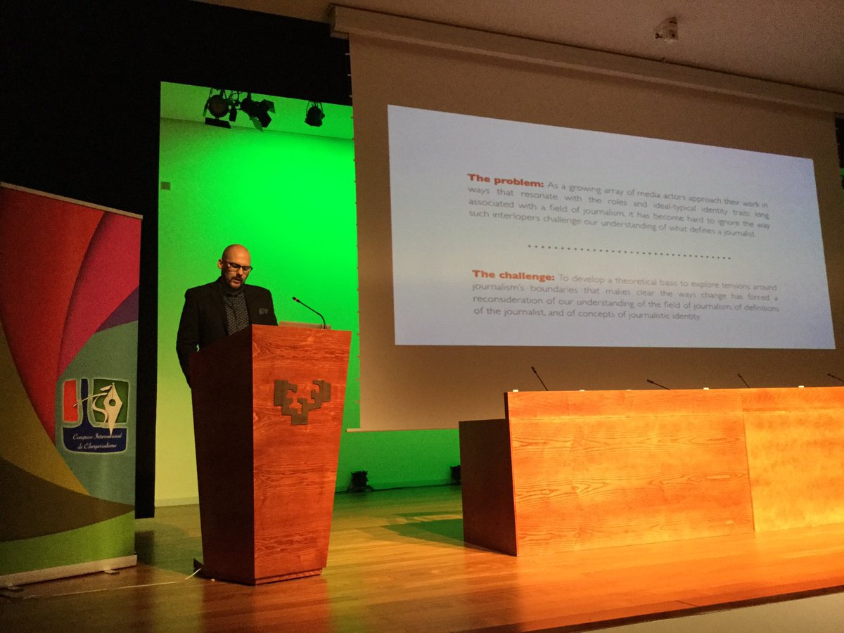 How studying Wikileaks and Interloper Media help us better understand the journalistic field, Scott Eldridge, Univ. of Groningen #ciberpebi