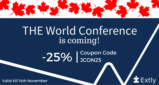 extly's tweet photo. THE Wolrd Conference is coming! Enjoy 25% off on all our extensions!! #joomla https://t.co/dQaRy5SlSX https://t.co/Ar3YtRd5vJ