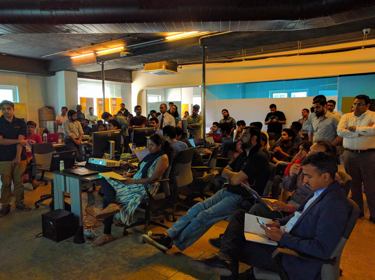 rokrsa's tweet photo. #NFAll glued into what #NFGeeks have to talk about the future of interaction with merchants. @NowFloats https://t.co/t18Agi3ize