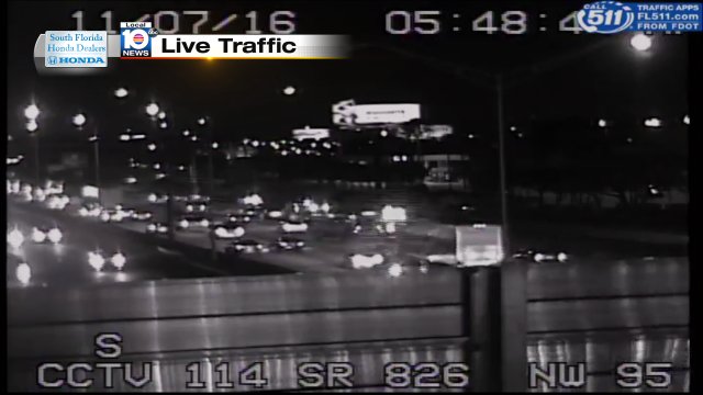 Crash on SR-826 SB approaching Okeechobee Rd #traffic https://t.co/wGR01CQwQN