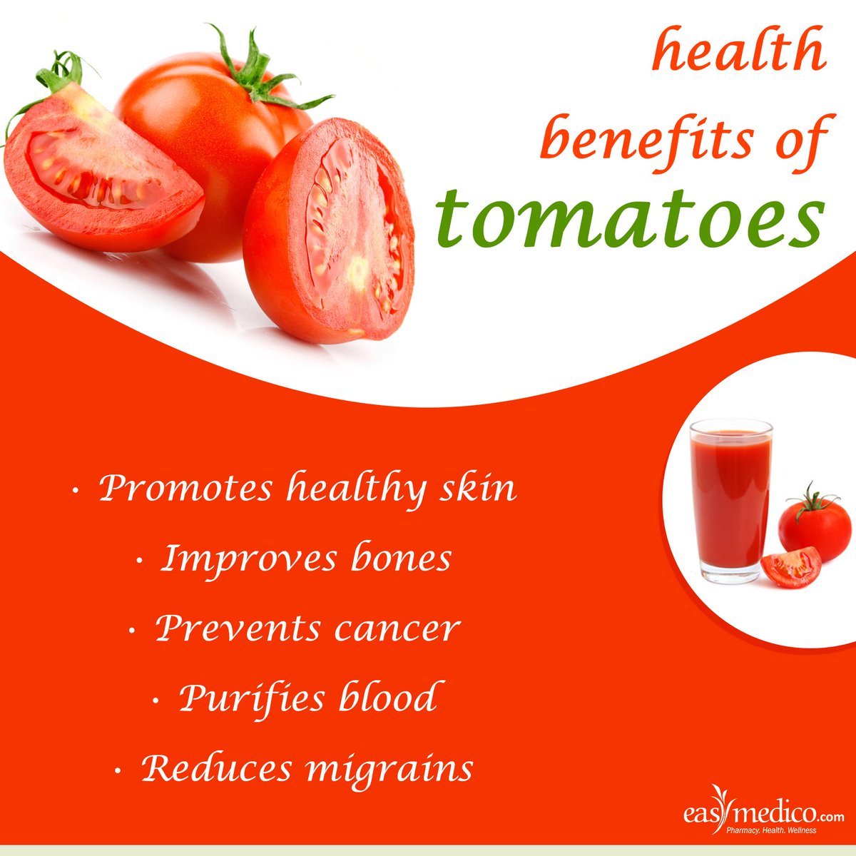 easymedico11's tweet photo. #EMArogyabhava Just one serving a day of tomato-based foods can have an incredibly beneficial effect on your health #healthcare https://t.co/VA3Rk7KeLd