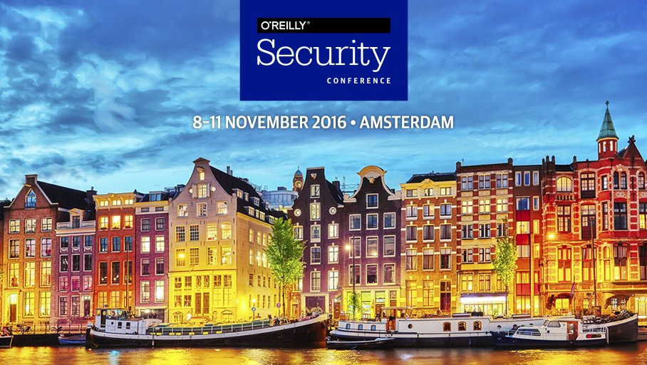 OReillyMedia's tweet image. Join other #infosec practitioners at #OReillySecurity Amsterdam to learn to build better defenses. Starts tomorrow. oreil.ly/294LFzl