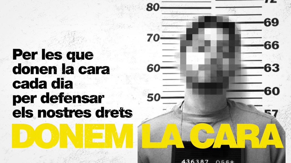 #DonemLaCara contra la criminalització de les que lluiten pels drets de totes alerta.cat/index.php/noti…