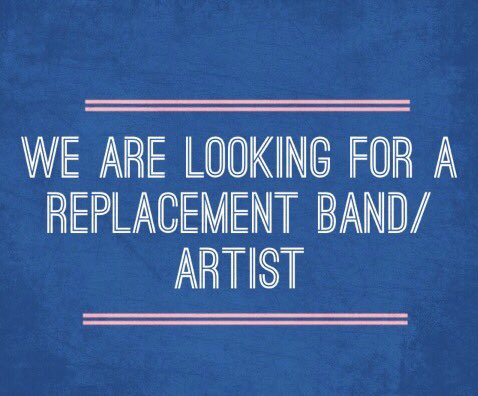 Lock38Records's tweet image. We are looking for a band/artist to fill in on Saturday at @StudiosJJM Message us if you are interested 🎶