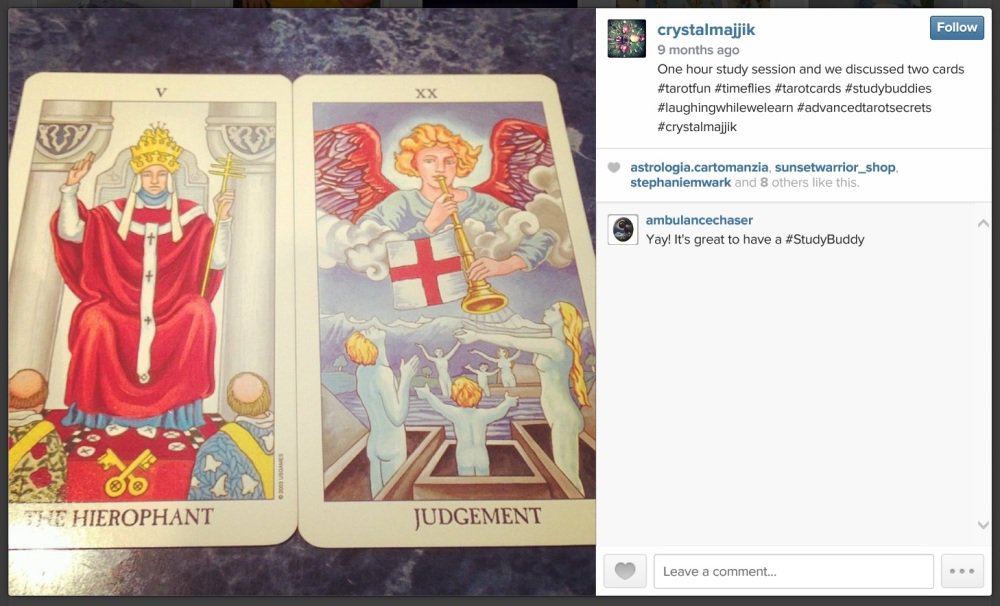 TwoMinuteTarot's tweet photo. Check out #Tarot Study Buddy fun with @crystalmajjik #Australia 📖 https://t.co/RDraA2LDFl https://t.co/l6DUiJnp7M #ATS https://t.co/WCuSW9Bjz3