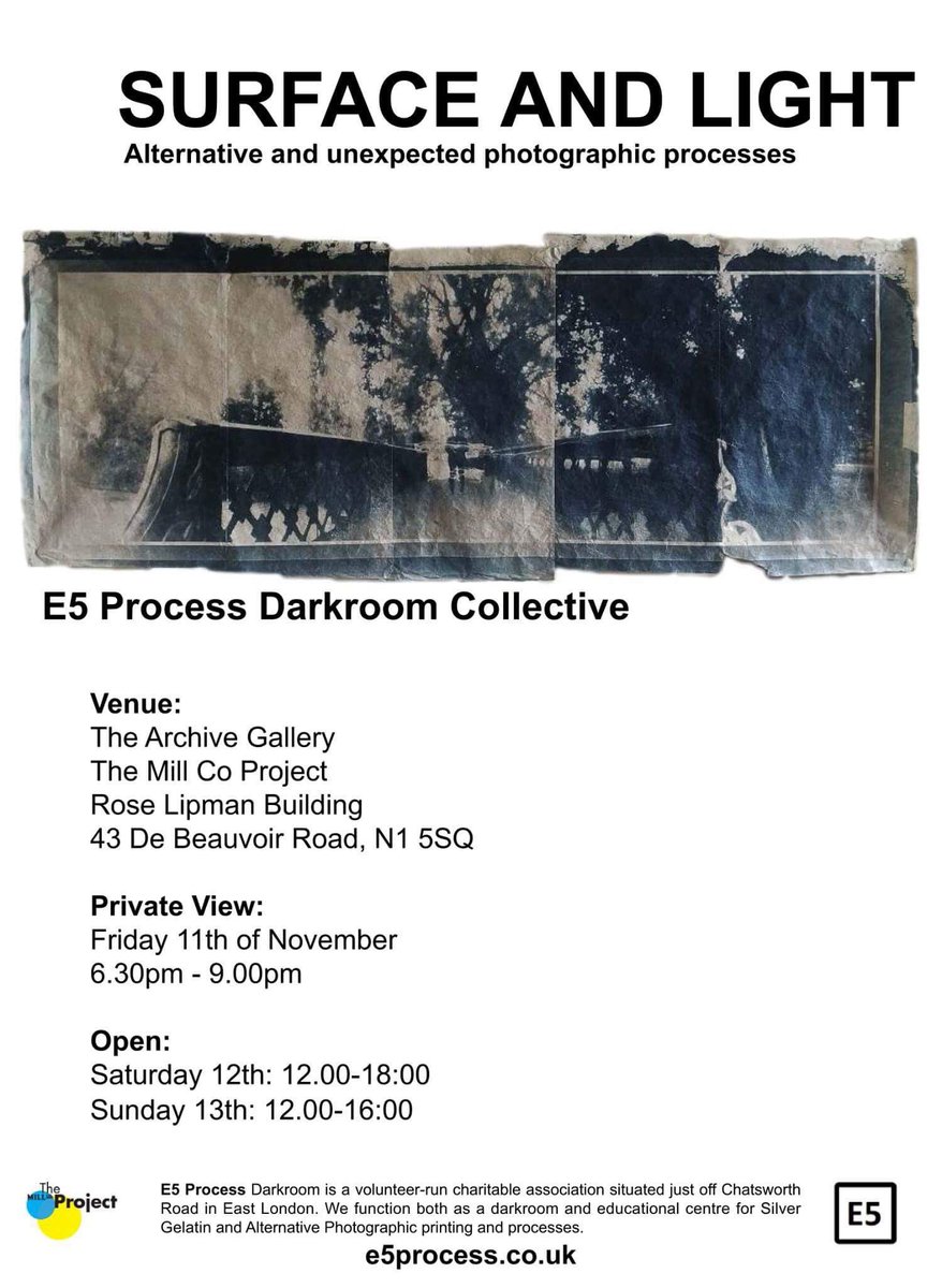 SebnemUgural's tweet photo. @E5Process #alternativephotography #exhibition Fri 11 Nov 6.30pm https://t.co/DEvyTAqdFg