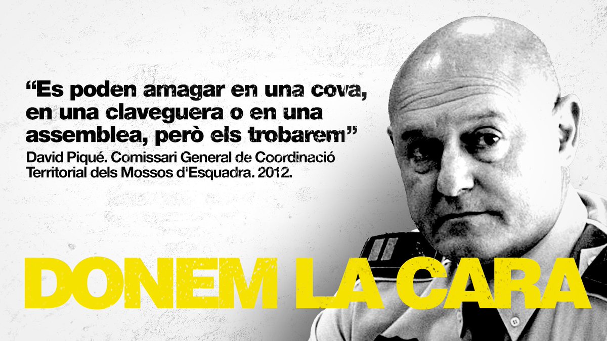 Fa ja 4 anys les nostres vides van ser exposades en un web il·legítim de la Conselleria d'Interior. Ara nosaltres #DonemLaCara <a href="/donemlacara/">#DonemLaCara</a>