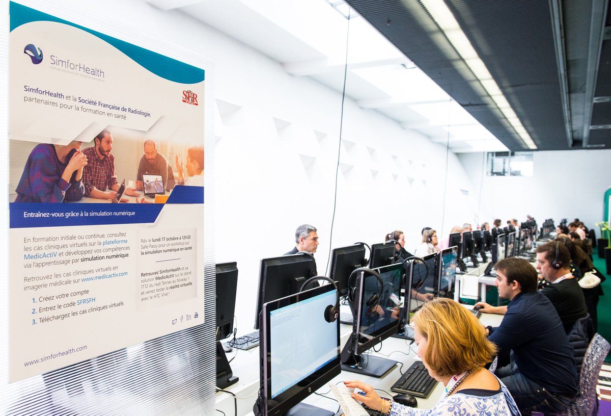 SimforHealth's tweet photo. SimforHealth est partenaire de la @SFRadiologie pour le futur de la formation en #santé https://t.co/woudo1n3e6 #hcsmeufr #ehealth #JFR2016 https://t.co/KgYj57V5Hf