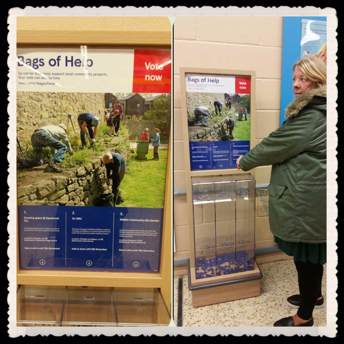 Remember to vote when you shop peeps👍 Voting ends 13th November #Bagsofhelp #community💕 <a href="/lcookie14/">Laura cooke</a> <a href="/S55JNP/">Stephen Potter</a> <a href="/tesconews/">Tesco News</a> <a href="/Cmidd1/">Christina Parry</a> <a href="/GemmaBohan_x/">Gemma Bohan</a>