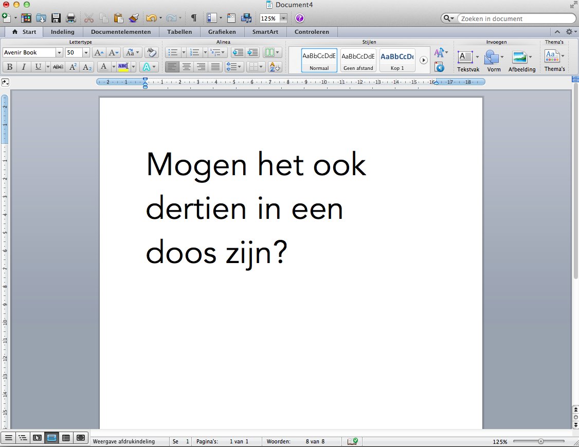 JOR_ID's tweet photo. Ik zit te denken aan een nieuwe serie.
De #Wordgrap.
Inderdaad; een woordgrap, in Word. https://t.co/xxe6Hp1TyG