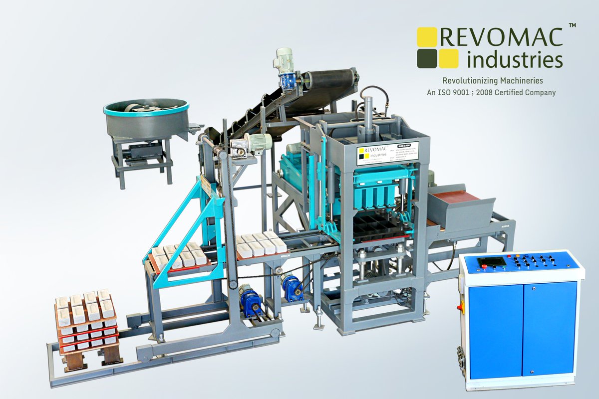 Revomacindia's tweet image. #bricks capacity 10,000 to 1,20,000 PCs/Day The #bricksmakingmachine produce bricks of any shape and size.goo.gl/0fgmki