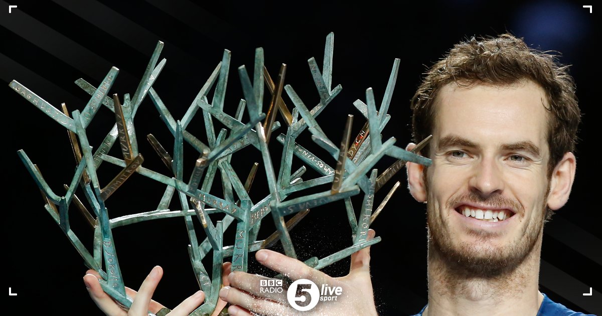 Andy Murray's 2016

🏆 Wimbledon 
🏅 Olympic
🏆🏆🏆🏆🏆 🏆 other titles
👶 Becomes a father

And this morning is officially world number 1️⃣