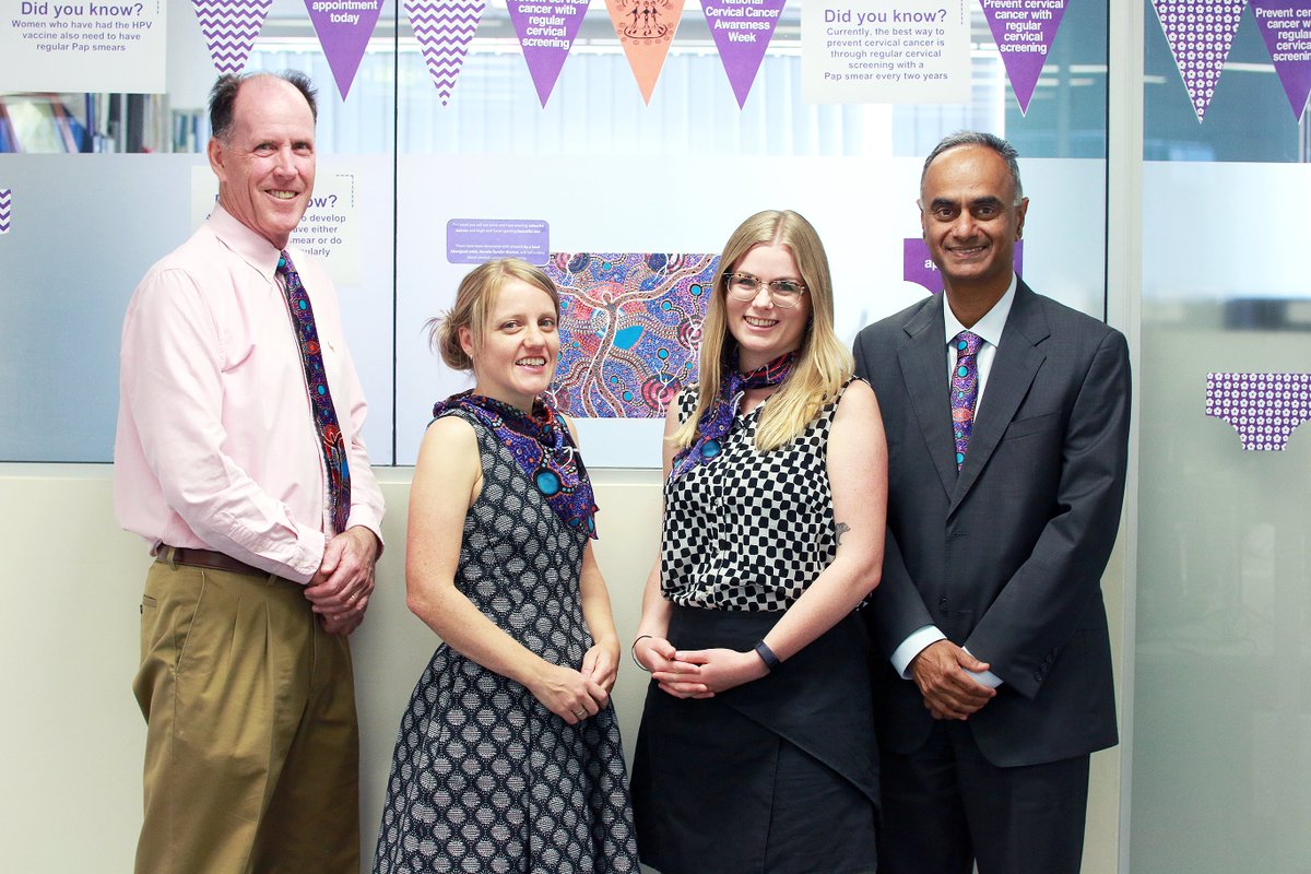 Karla_Lister's tweet photo. @WAHealth's Public Health staff supporting cervical cancer awareness wk... https://t.co/zzbukXRiqc https://t.co/Y0Jp9NcPbZ