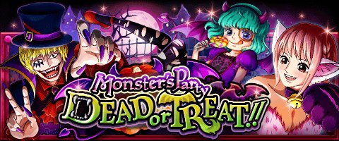 JoshuaCwp's tweet photo. DEAD or TREAT !!  -Monster's Party-
★10/17(12:00)～11/14(11:59)期間限定★
スペシャル島に仮装した3人が再び登場！
https://t.co/Ce67no3x3R　#トレクル https://t.co/cB76Dov7nO