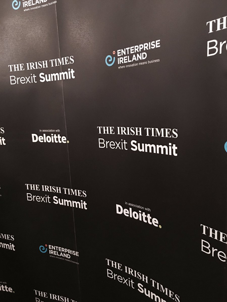 IrishTimesSales's tweet photo. The scene is set for #irishtimesbrexit @DeloitteIreland @Entirl https://t.co/Gjmjx435bL