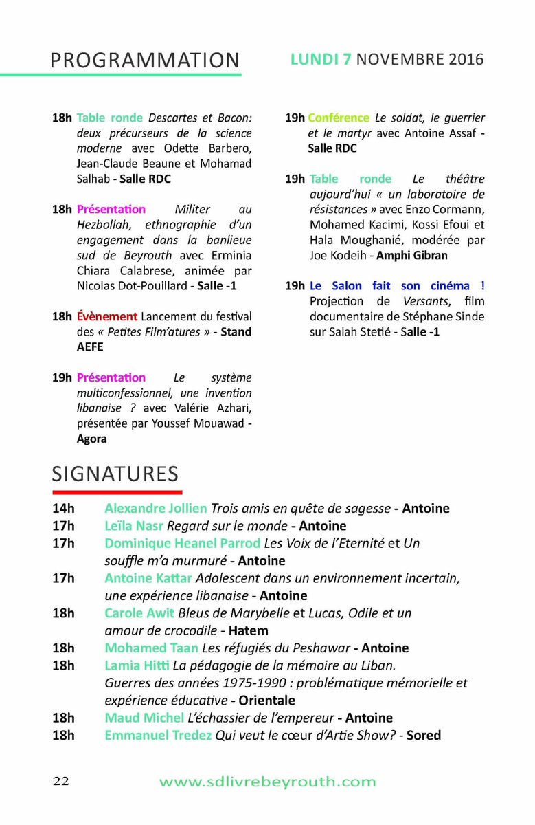 InstitutFrLiban's tweet photo. #SDLivreBey2016 #Leprogrammedujour
Lundi 07 Novembre 2016 - Biel
https://t.co/0cnzarpf50 @AulagnonV
@TQuinqueton https://t.co/FIndzNJfOc
