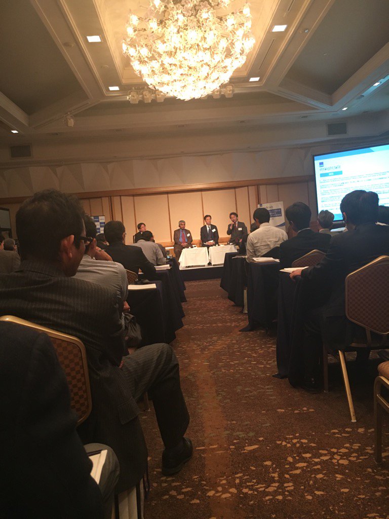 Rajivshesh's tweet photo. Density, CISCO,HCL @panel discussion conducted by Asahi interactive #CTOSTJAPAN #CTOST #IOT https://t.co/gNmi8GW19x