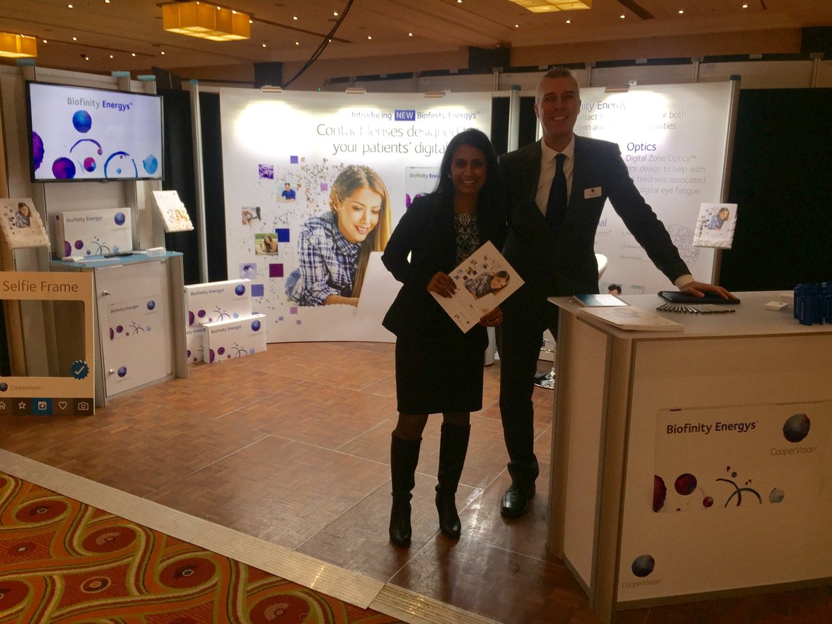 CooperVisionUK's tweet photo. Experience #BiofinityEnergys for yourself at stand TS3 today! #iday2016 @PK_NEG @IDfromPTR https://t.co/92D0T5M0gl