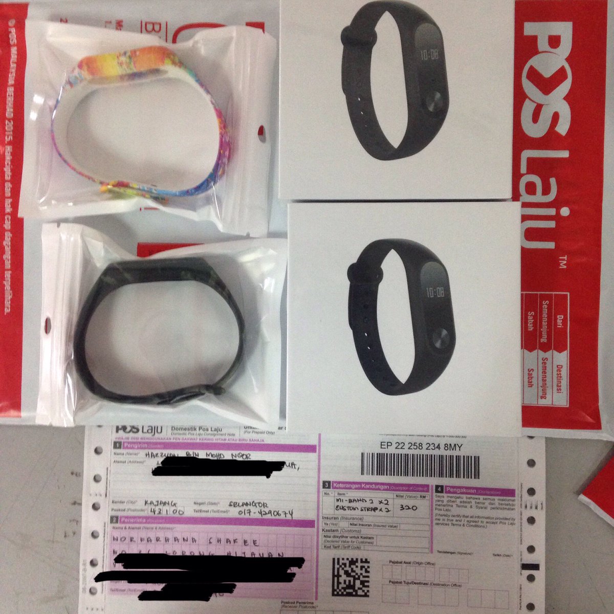 Techy_Tracker's tweet image. POS LAJU tracking no untuk rujukan customer.Terima Kasih membeli Mi-Band 2 di TechyTracker ✌🏻️Hubungi sekarang: 
Whatsapp | Call: 0174290674