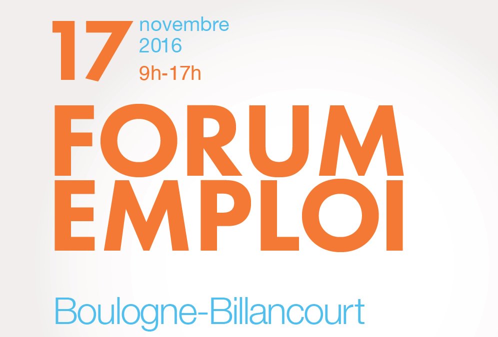GPSO_SeineOuest's tweet photo. [Forum #Emploi] organisé par @SeineOuest Entreprise &amp;Emploi le 17/11 @Ville_BoulogneB avec une 40aine d'entreprises https://t.co/OnLgV5Ugcx https://t.co/3pSzO4I7rA