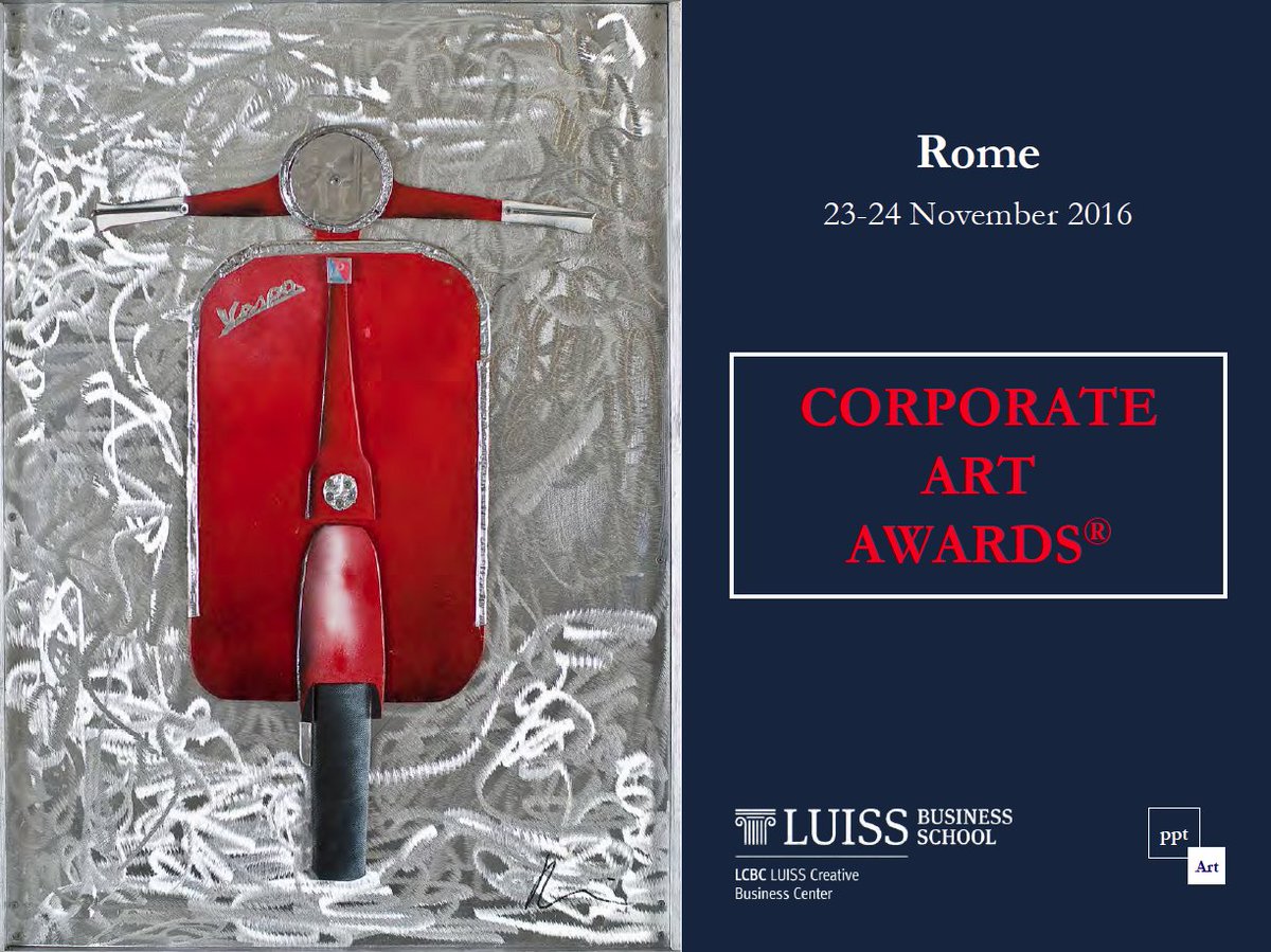 Piaggio_Group's tweet photo. We promote the work of young emerging and #creative artists: vote for #Piaggio Foundation at @CorpArtAwards https://t.co/mOC3inSCwt https://t.co/eLpHkQTZJh