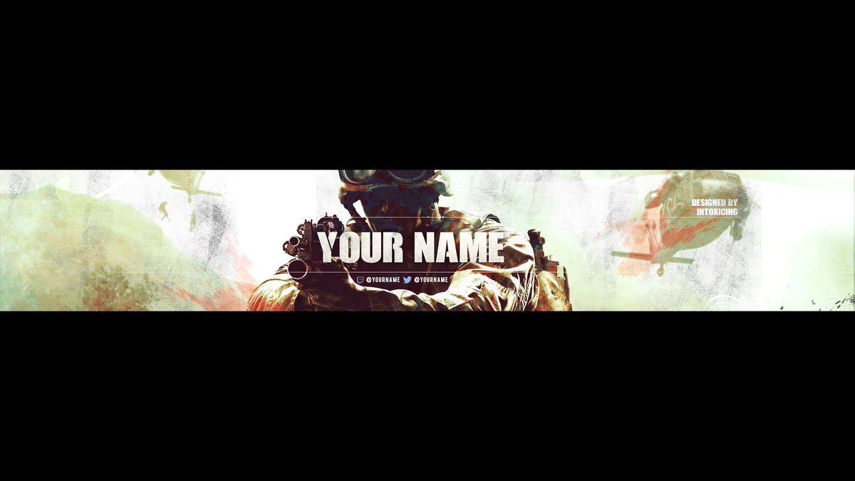 Intoxicing's tweet image. Follow me and retweet this for a chance to win this custom Call of duty youtube background #revamp #cod #trickshot #youtube