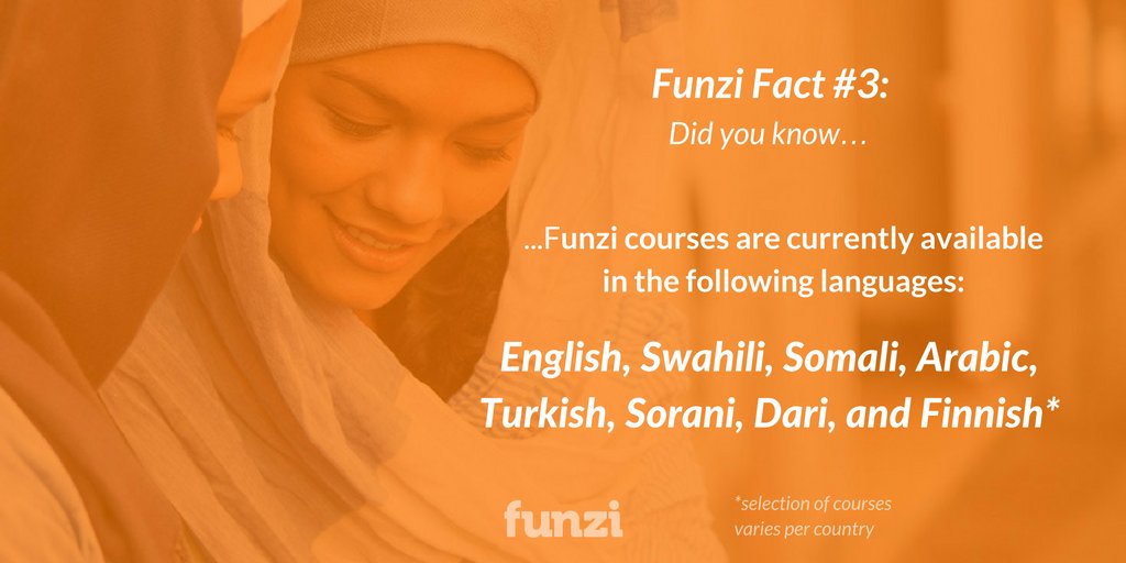 funzi's tweet image. Did you know which 8 #languages #Funzi is currently available in? #mlearning #techforgood #learntech #skillstobuildyourdreams