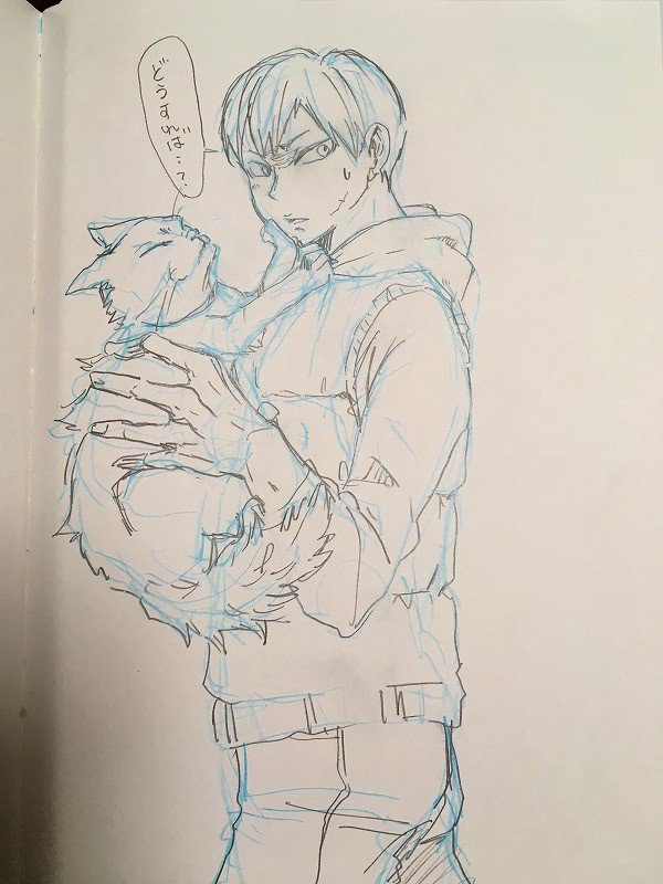 原稿の合間に妖怪ノートにラクガキするのが最高の息抜き(*'ω`*)
もうすぐ半分埋まりそう 
