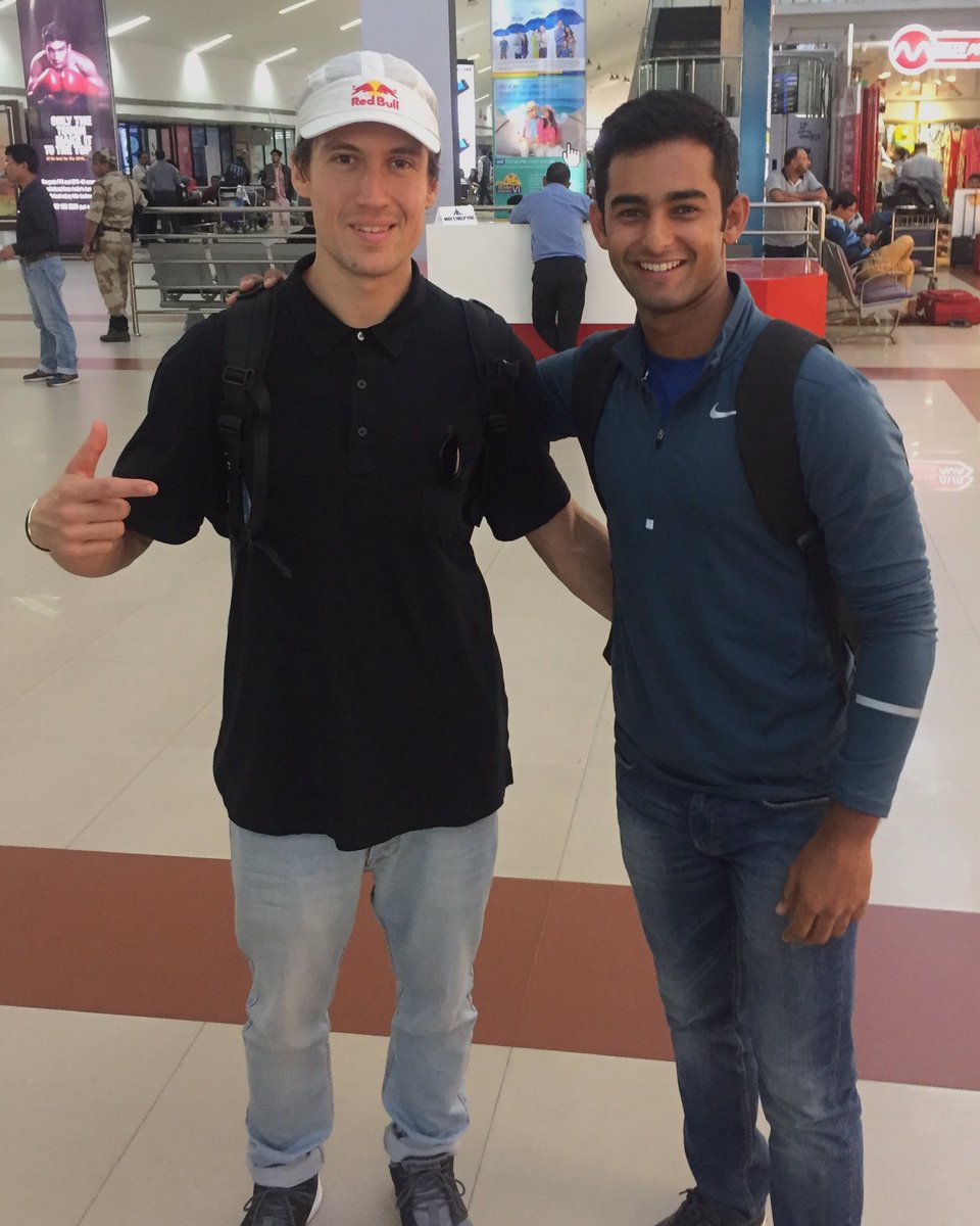 Great speaking with  <a href="/Vikibmx/">Viki Gómez</a> enroute Shillong. Such a humble world champion. 💪🏼🚲🌎 
Thank you <a href="/NavinFernandes/">Navin Fernandes</a> <a href="/redbullesports/">abdulaziz</a>