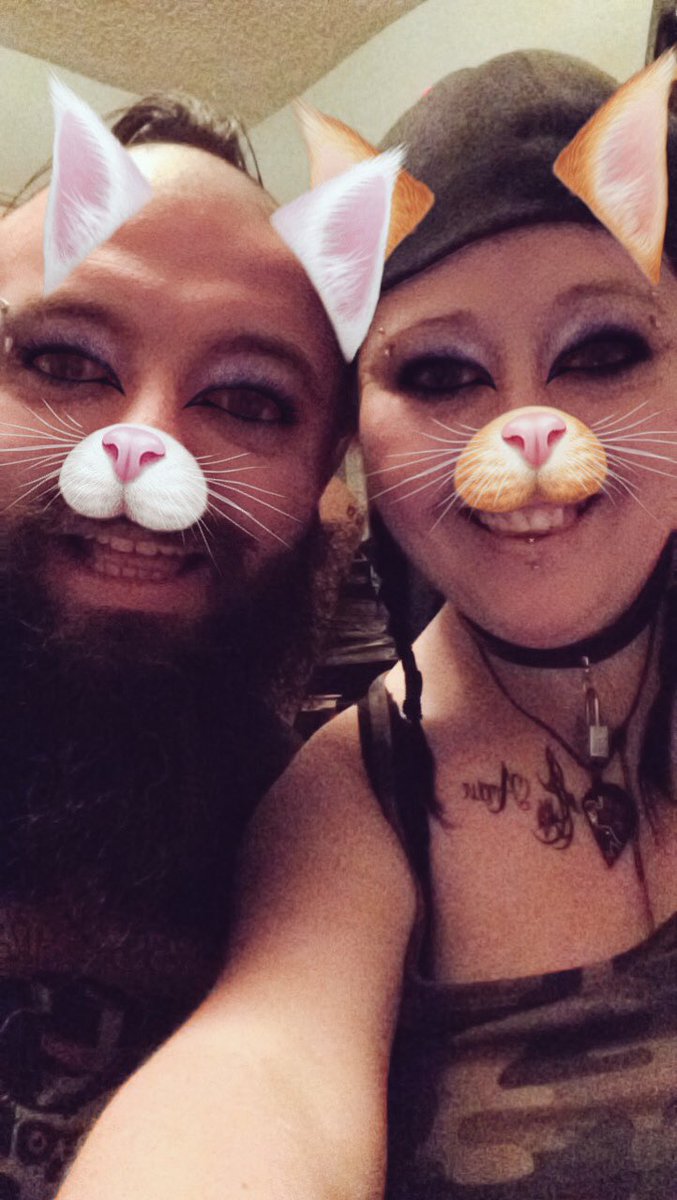 Cute Cat Couple! ❤️😻 #snapchatfilters #cats #cutecouple #kawaii #meow #silly <a href="/Hollowsoulz/">S Boyce</a>