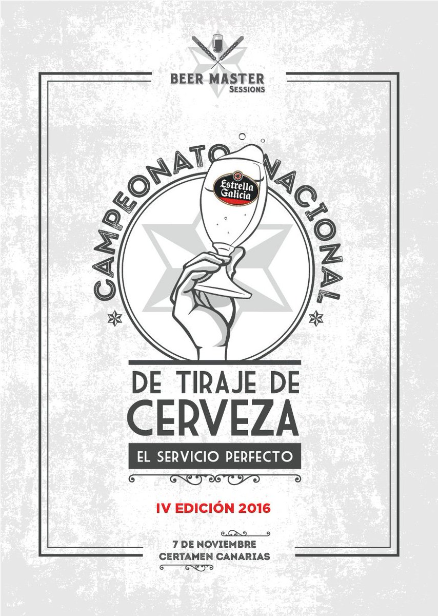infecar's tweet photo. #BeerMasterSessions @estrellagalicia elige al profesional más diestro en el arte del tiraje y servicio de cerveza de Canarias en Infecar. https://t.co/WcfjDlaeEH