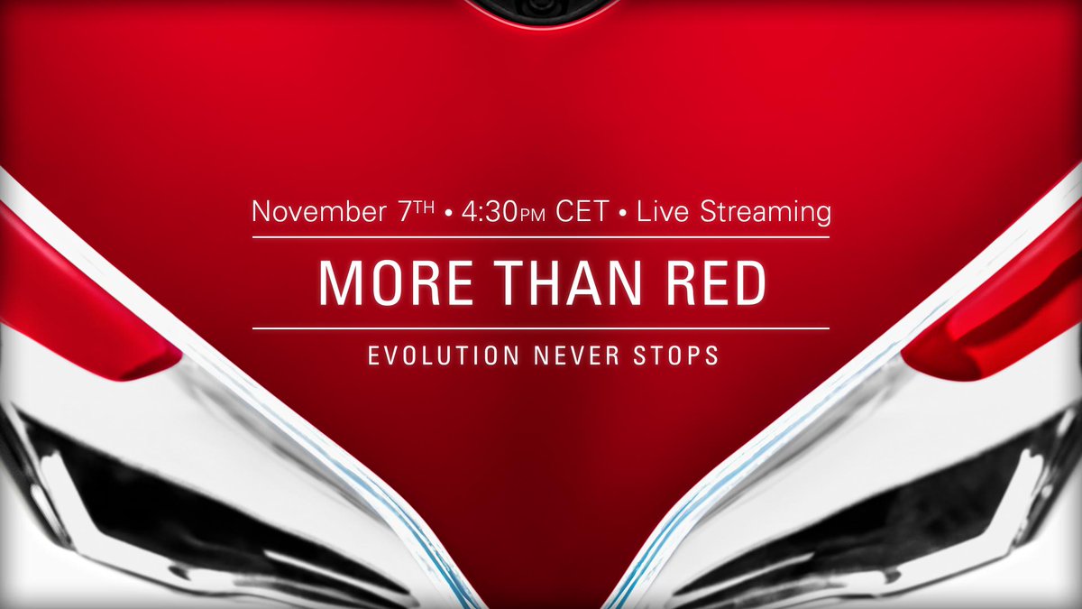 DucGavin's tweet photo. Remember the @DucatiMotor 2017 range presentation is today! #morethanred #evolutionneverstops https://t.co/r2z9Pahr8H