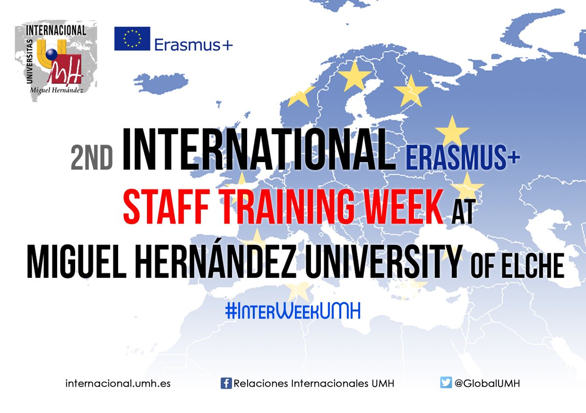 ¡Hoy comienza la segunda edición de la #SemanaInternacional, en la que representantes de 20 universidades europeas conocerán la #UMH! ✈🌍