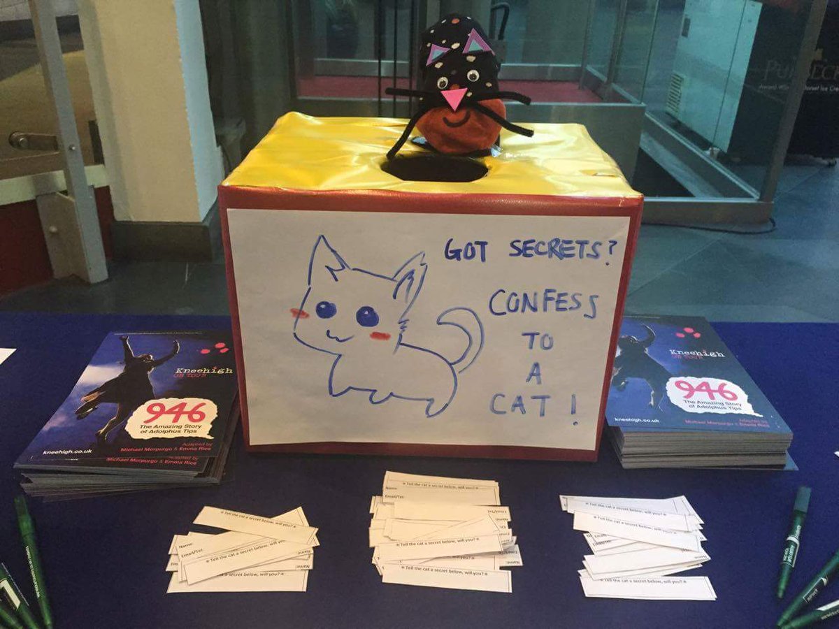 STARSWarwick's tweet photo. Win free cinema tickets by telling your secret to the Cat! #AdolphusTips #TellTheCat #WarwickArtCentre https://t.co/LJk0NXCRcD