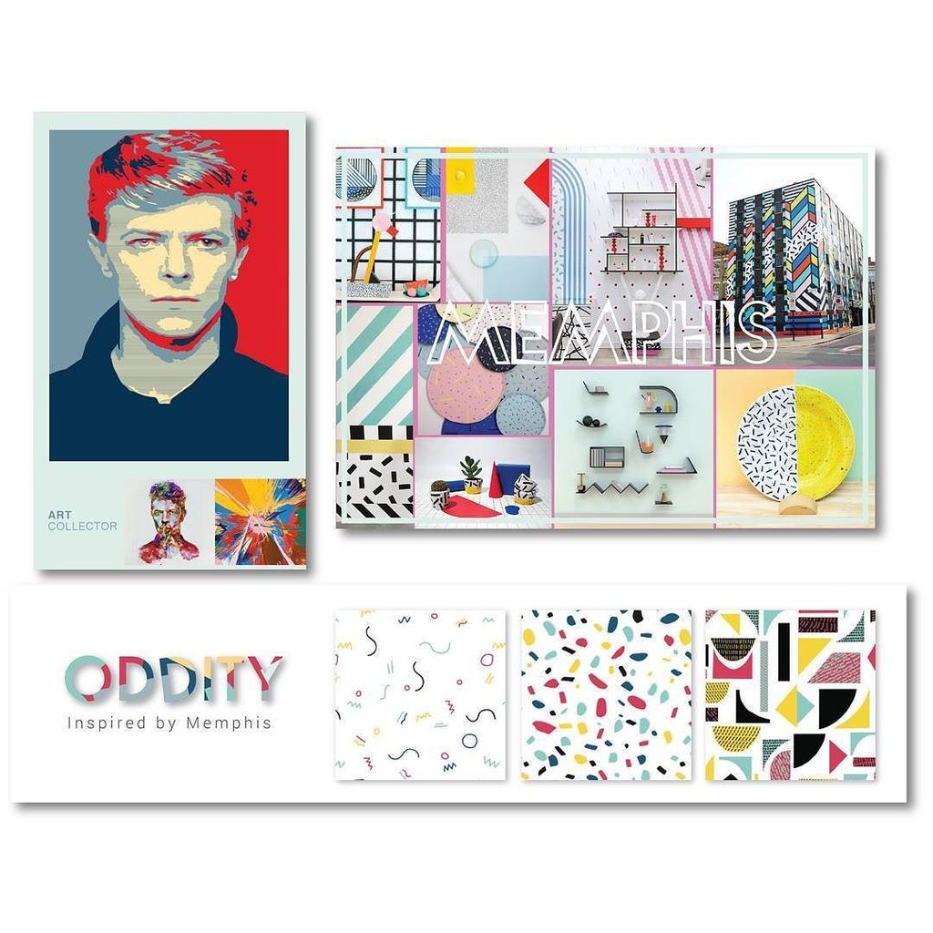 the #trending #artcollector & the #memphisgroup #designphilosophy inspired 'ODDITY' - #fun #bold #prints & #graphic…