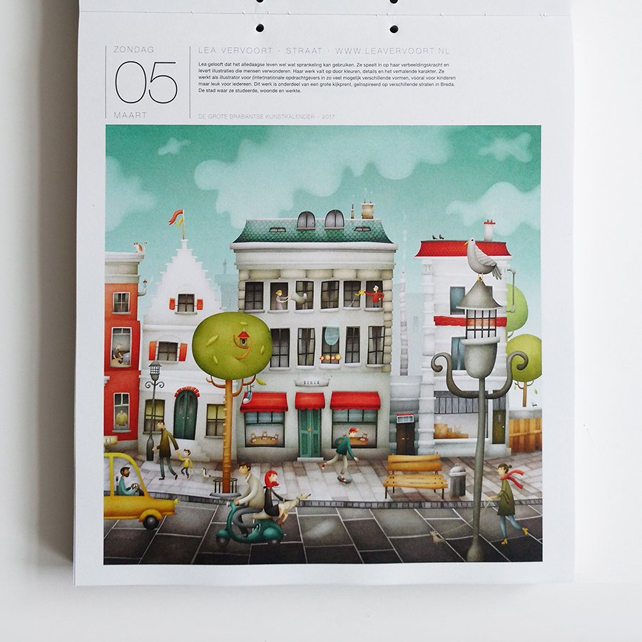 Lea_Vervoort's tweet photo. Afgelopen vrijdag de grote brabantse kunstkalender in ontvangst genomen, hij is mooi geworden! #brabant @Brabant https://t.co/91yCy4w8k3