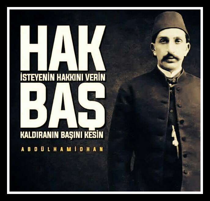 99Hazine's tweet photo. HAK İsteyenin Hakkını Verin,
BAŞ  Kaldıranın Başını Kesin. 
[Abdülhamidhan]
#99Hazine https://t.co/mGwXOxJW6b