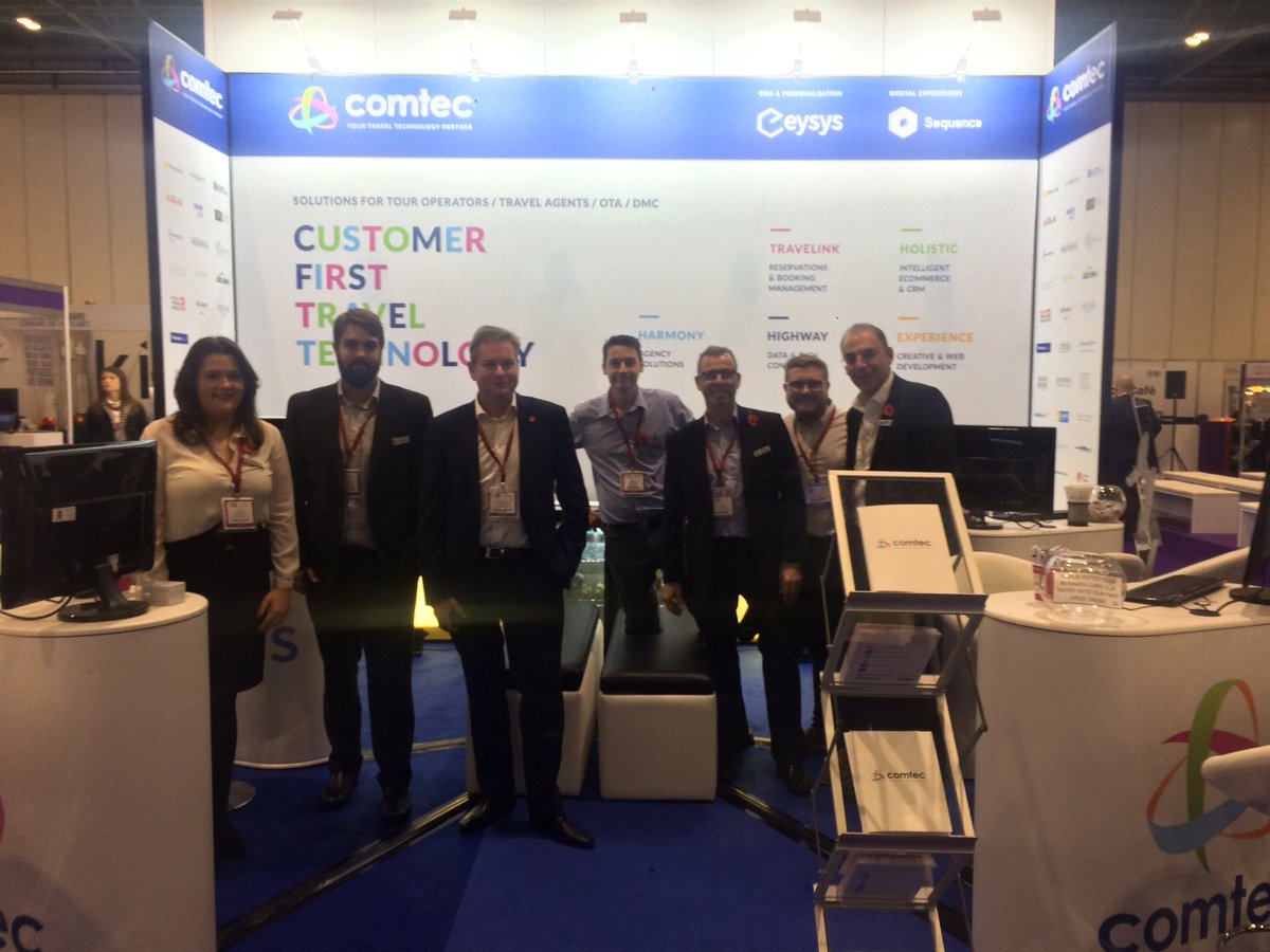 InspiretecLtd's tweet photo. Come and see Comtec at stand TT465 @WTM_London #WTMLDN https://t.co/7cMGFL9xv8