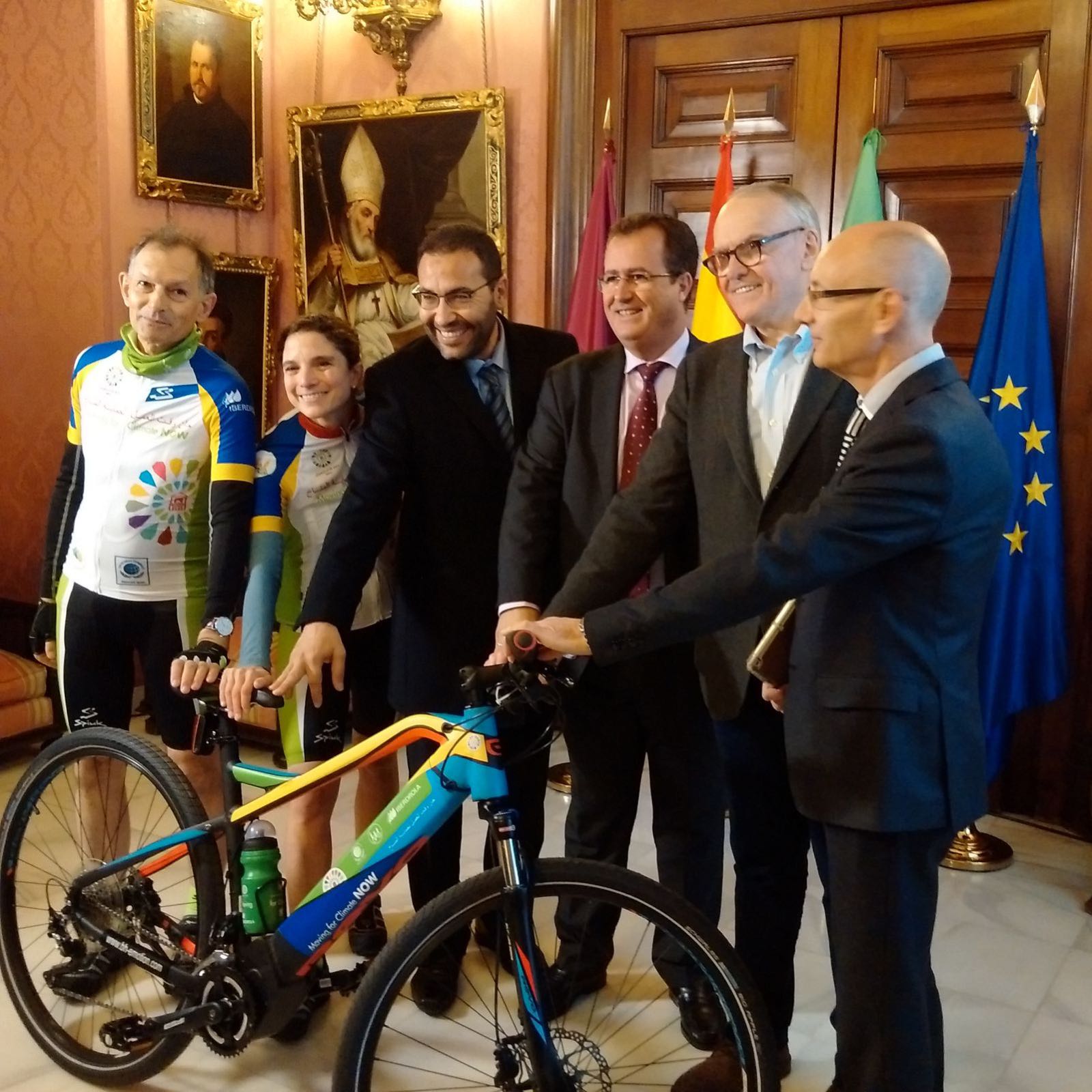 En bici a Marrakech contra el Cambio Climático.