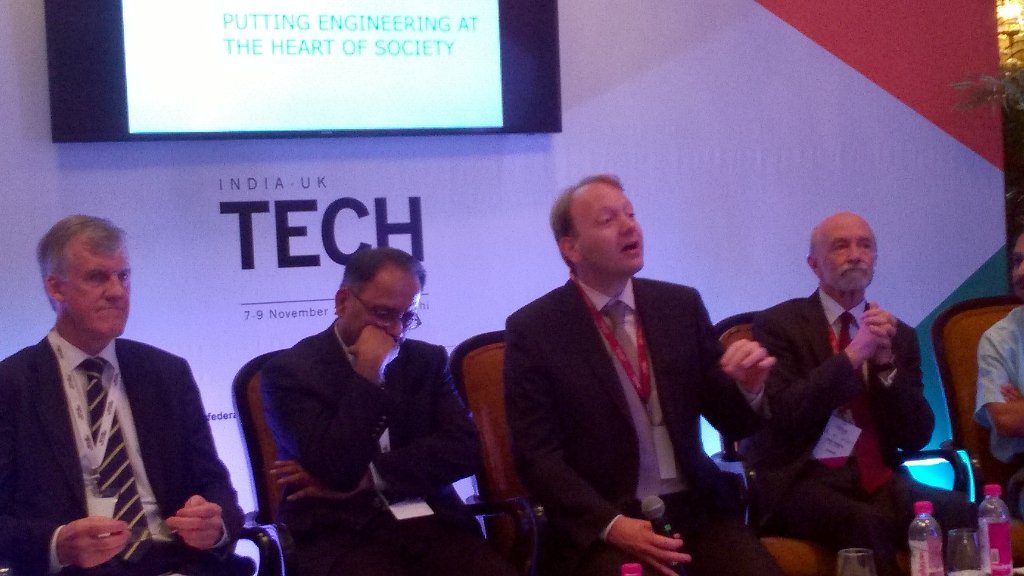 GGeeny's tweet photo. #Patrickwolfe @turinginst speaks of @NewtonFund Bhabha #GreatforCollboration. @UKSINet @RCUK_India https://t.co/7eYR4YXgIK