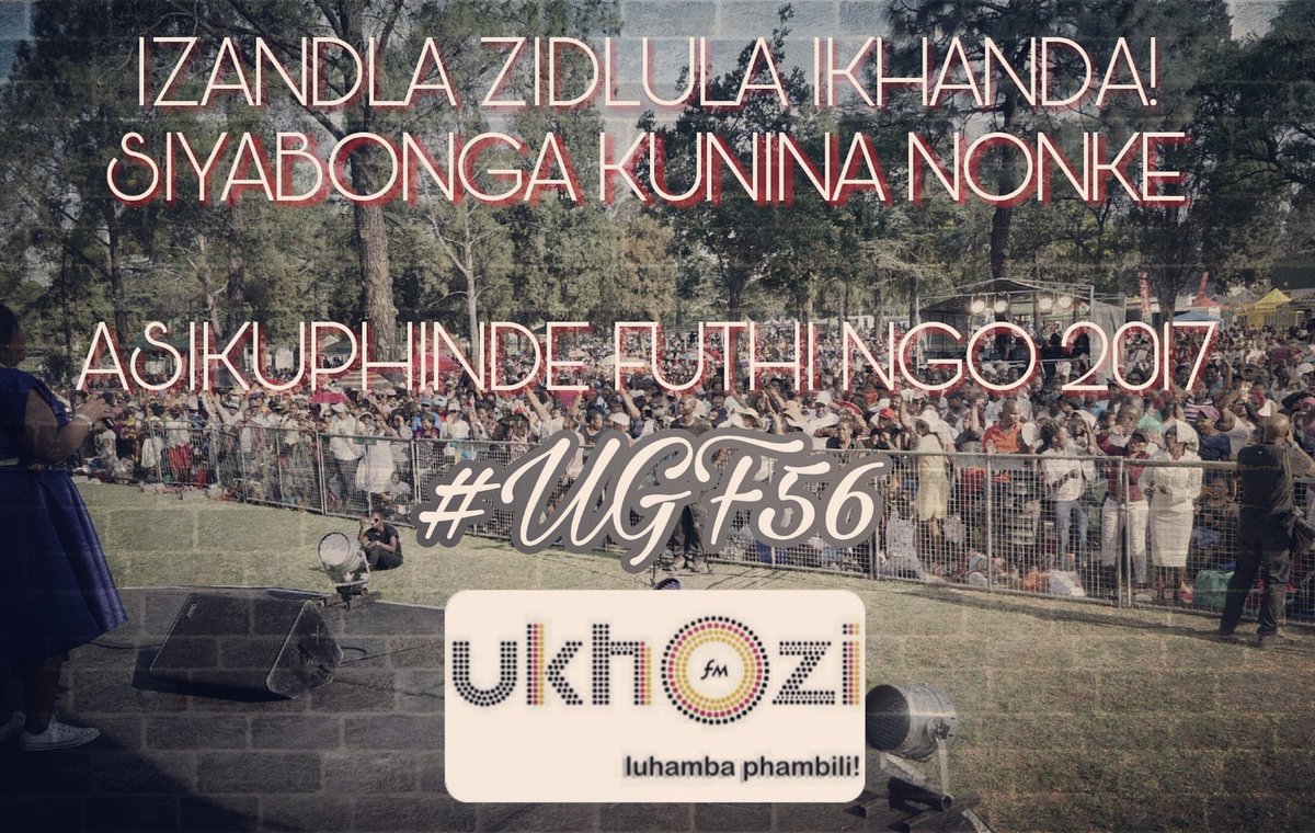 ukhozi_fm's tweet photo. Siwumsakazo wakho owuluthandayo siyabonga ukuthi uhlanganele nathi eGermistonLake #UkhoziGospelFestival #UGF56 https://t.co/0KUbcLKzDj