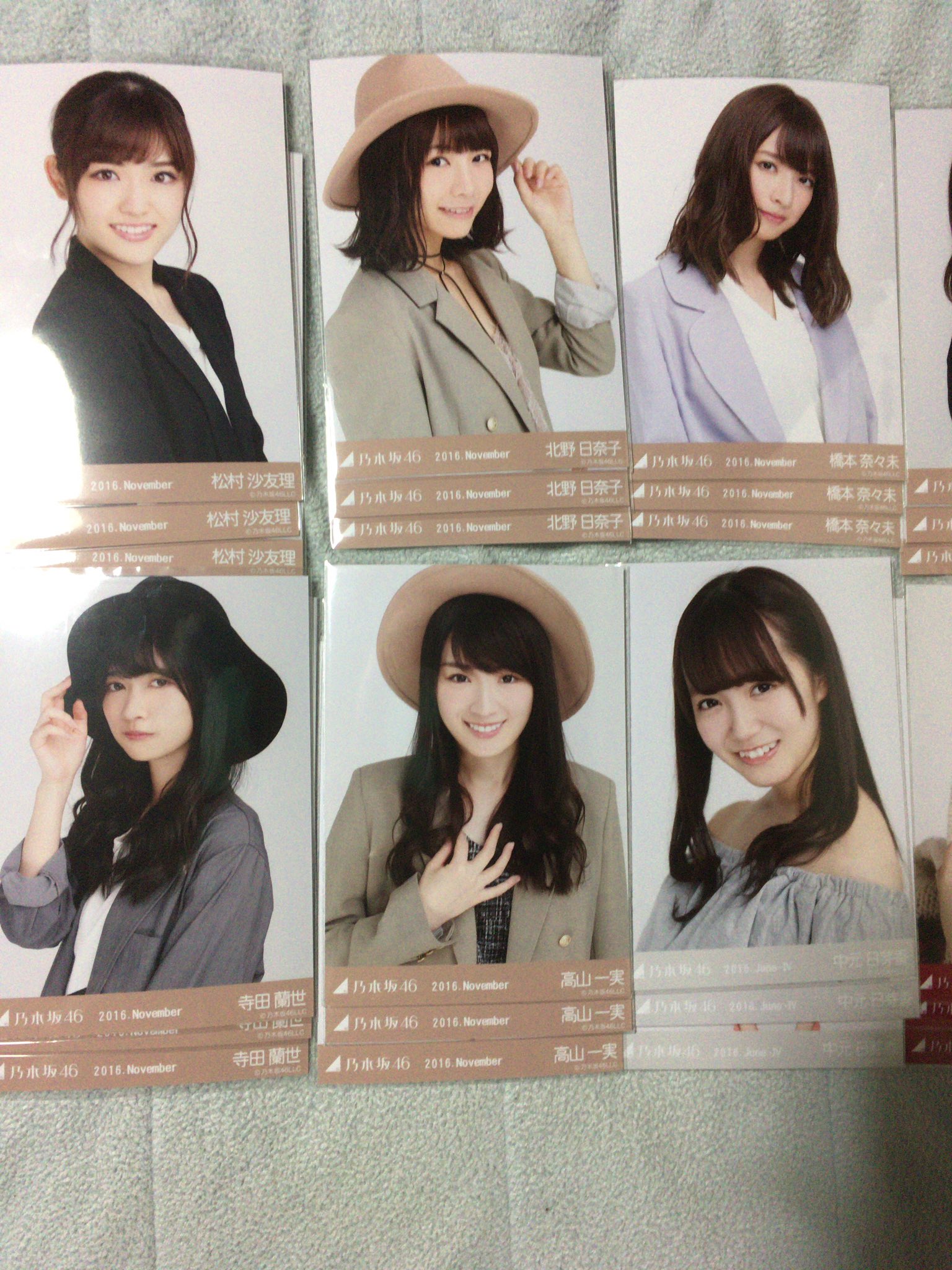 乃木坂46 西野七瀬 2016 November テーラード 生写真 乃木坂46 西野七瀬 生写真 2016 3種コンプ まとめ売り - メルカリ