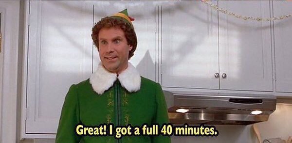 "How'd you sleep last night?"