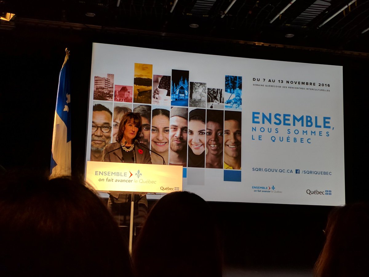 UniActionCanada's tweet photo. Lancement de la Semaine québécoise des rencontres interculturelles#Télé Québec#Ministre Weil#Ambassadeur de la diversité Banque Nationale https://t.co/cMegsVjP4V