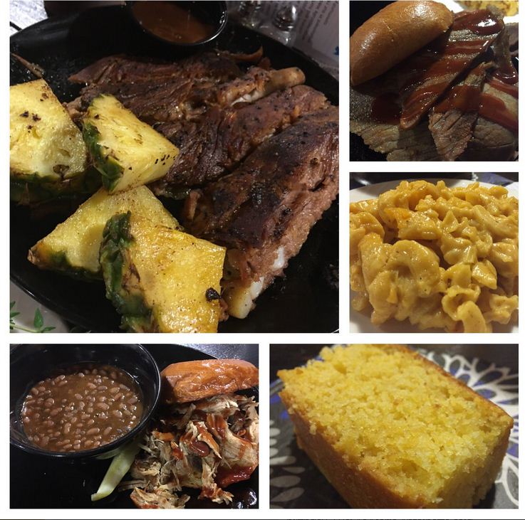 gebsbbq's tweet photo. What's for lunch? Here's a selection #bbq #pulledpork #cornbread #macandcheese @Knightfromabc2 @TasteBudsABC2 https://t.co/fdGnObQqiu