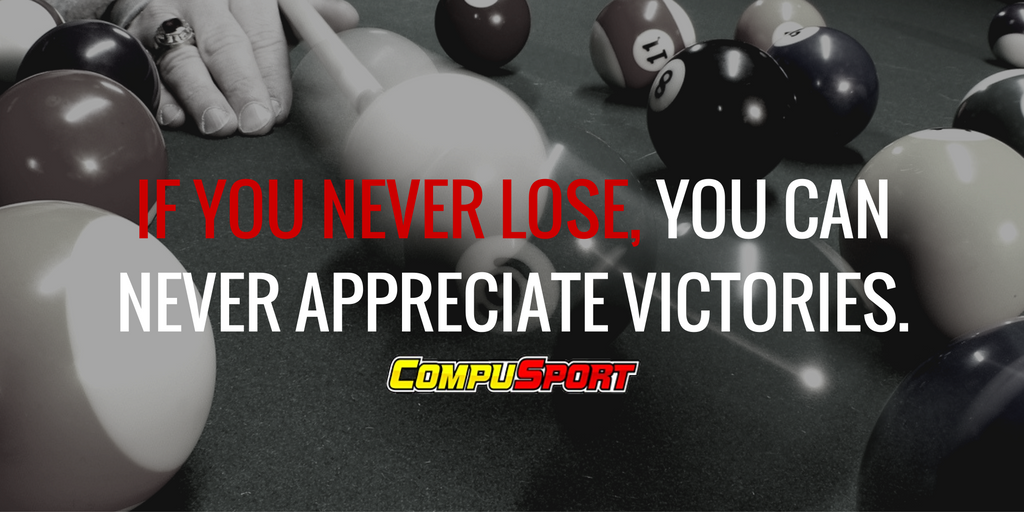 CompuSportInc's tweet image. Losing makes the victories sweeter. 
#MotivationMondays #Billiards #winning