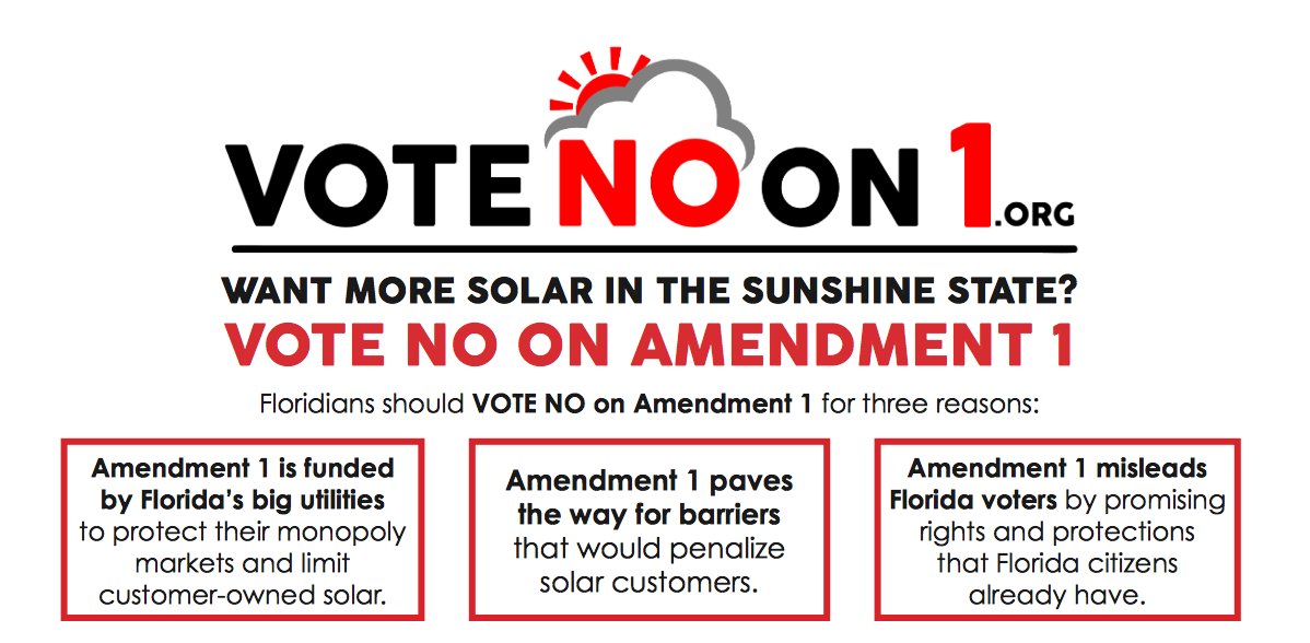 flsolarchoice's tweet image. Get the FACTS &amp;amp; VOTE #NoOn1 #ElectionDay #Florida #gotv