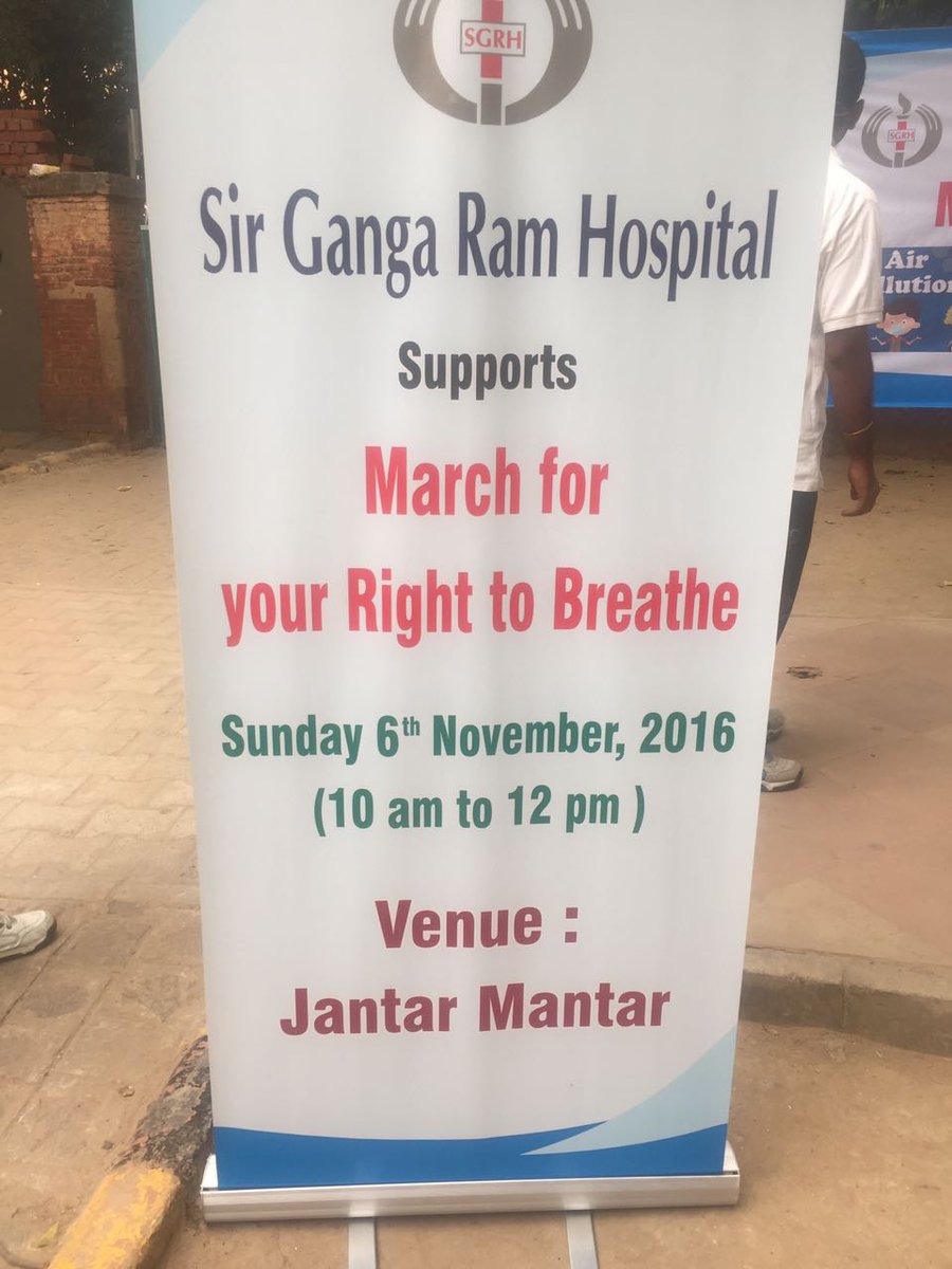 MyRightTo_'s tweet photo. On behalf all of Delhi, we'd like to thank @medanta, Gangaram &amp; @fortis_hospital for their support in fighting pollution #MyRightToBreathe https://t.co/ntSL9CoVOa