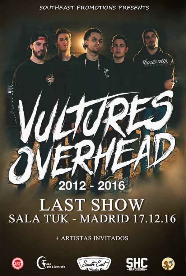 .<a href="/vulturesbcn/">Vultures Overhead</a> se despedirán el 17 de diciembre en Madrid - bit.ly/2fvnBX2